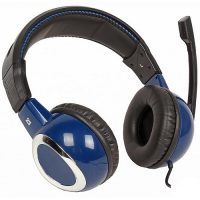 Наушники игровые Defender Warhead G-280 black-blue, кабель 1,8 м