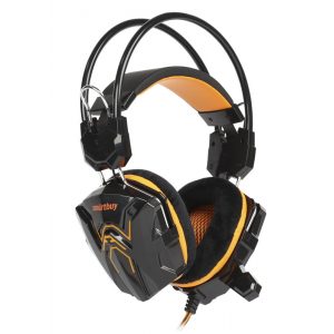 Наушники игровые SmartBuy SBHG-1100 RUSH COBRA Orange с велюровыми амбушюрами