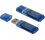USB накопитель SmartBuy GLOSSY 64GB, Blue, Grey