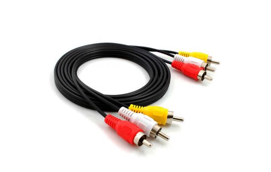 Аудиокабель 3RCA-3RCA Perfeo AV R3103 1.5m 