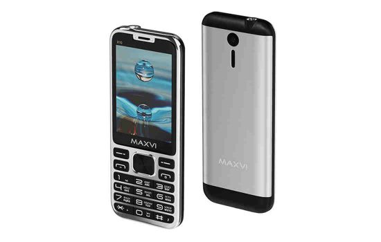 Телефон Maxvi X10 2,8" Metallic Gold, Silver, Rose-Gold, Blue