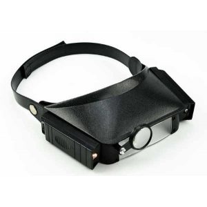 Бинокулярная лупа MG81007 с подсветкой