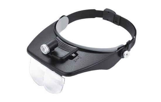 Бинокулярная лупа MG81001-D с подсветкой