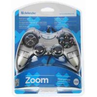 Геймпад Defender Zoom 10 кнопок 2 стика USB Black