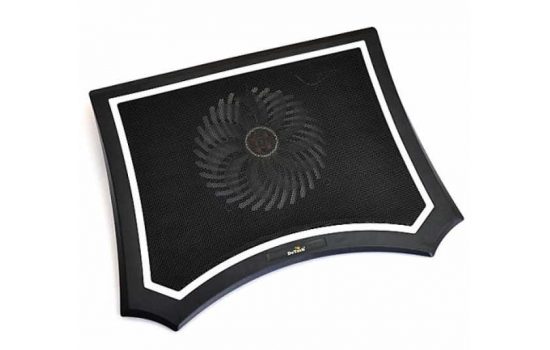 Подставка для ноутбука DeTech V70 17" (160mm Fan) USB 5v Black