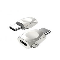 Adapter Type-C to Micro-USB Hoco UA8 charging and data sync metal