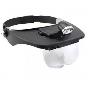 Бинокулярная лупа MG81001-F с подсветкой