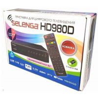 Ресивер T2 Selenga HD980D LCD 2USB Т2+DVB/C+IPTV кабель