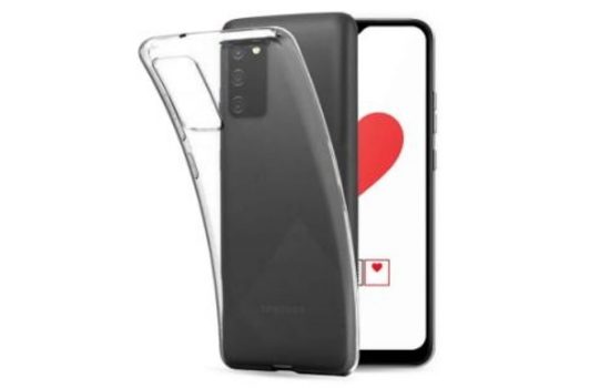 Чехол силикон Samsung A02S прозрачный 