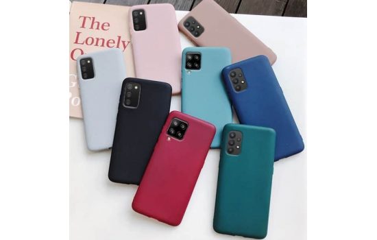 Чехол cиликон Samsung A52 Matte Slider