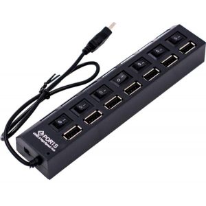 HUB USB 7 Dream UH1 0.5m с включателями