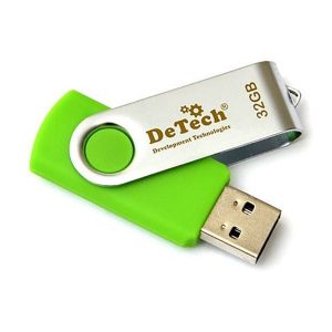 USB флеш 32 Gb DeTech ротатор металл
