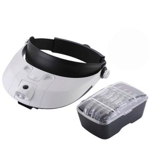 Бинокулярная лупа MG81001-G с подсветкой