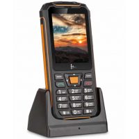 Телефон F+ R280C Black/Orange + Док. станция
