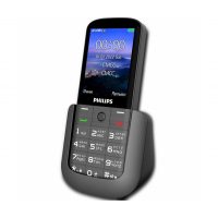 Телефон Philips E227 Dark Gray, Red