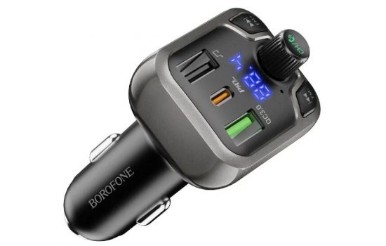 FM модулятор  Borofone BC38 Bluetooth с дисплеем