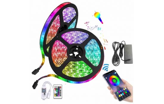 Лента светодиодная RGB Led Strip 10m + бп