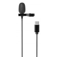 Микрофон петличный Ritmix RCM-210 3,5мм, 4 Pin Black