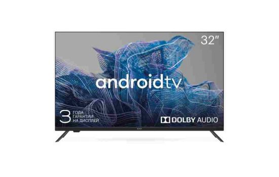 Телевизор KIVI 32" 32H740NB SmartTV,Google ATV, HD Black