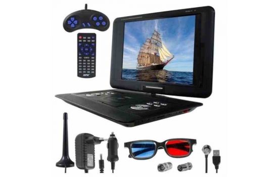 Портативный DVD XPX EA-1769L 17" Full HD USB Black