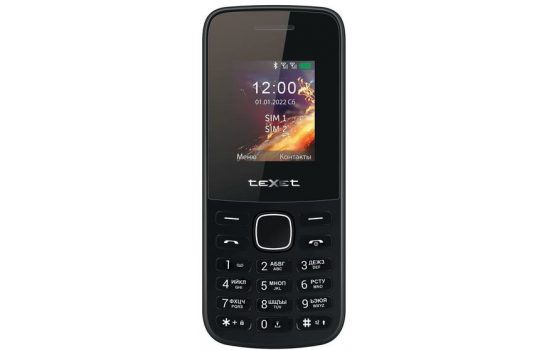 Телефон Texet TM-117 Black