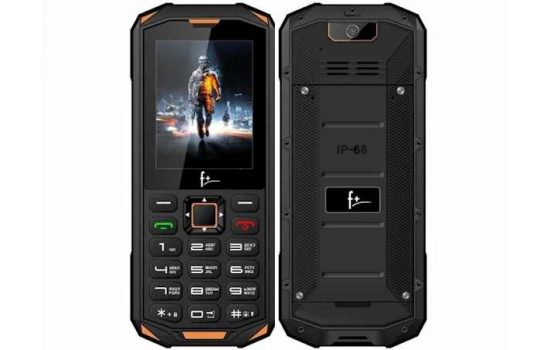 Телефон F+ R240 Black-orange