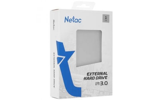 Внешний HDD 1Tb Netac K330 silver USB 3.0 2.5"