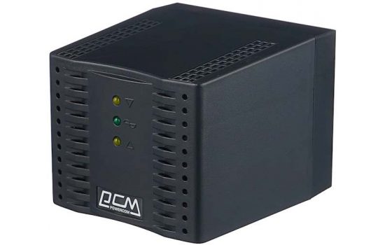 Стабилизатор напряжения Powercom TCA-3000 Black 1500Вт 3000ВА