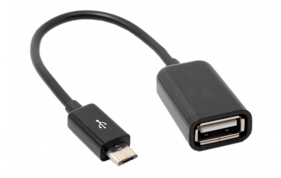 Кабель OTG micro-USB короткий