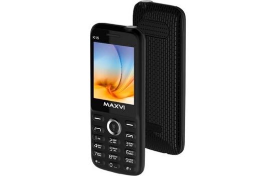 Телефон Maxvi K15 Black, Brown, Grey
